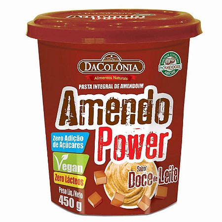 Pasta de Amendoim Amendo Power Doce de Leite 450g
