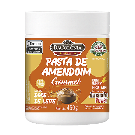 Pasta de Amendoim Gourmet sabor Doce de Leite 450g