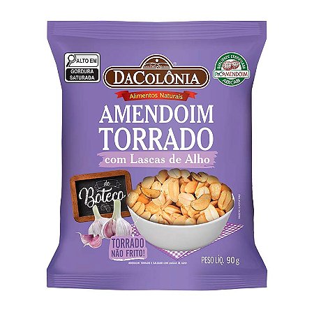Amendoim Assado com Lascas de Alho 90g
