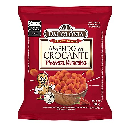 Amendoim Crocante sabor Pimenta 90g
