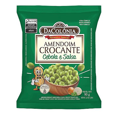 Amendoim Crocante sabor Cebola e Salsa 90g
