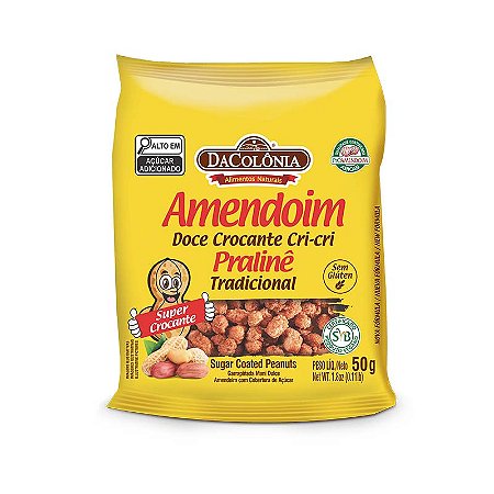 Amendoim Doce Cri-Cri Pralinê 50g