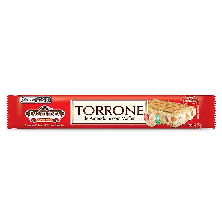 Torrone de Amendoim com Waffer 25g