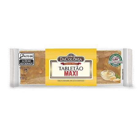 Tabletão Maxi Doce de Amendoim e Leite condensado 100g