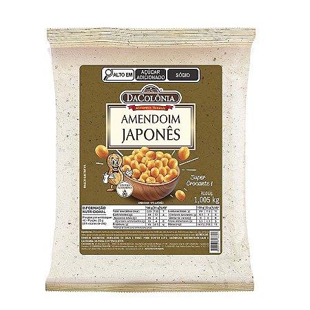 Amendoim Tipo Japonês Pacote 1,005Kg