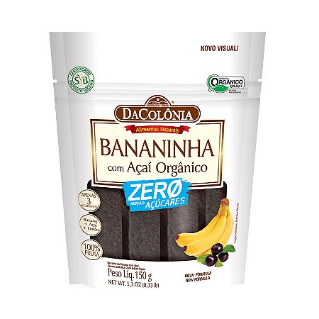 Banana com Açaí Zero Açúcar 150g