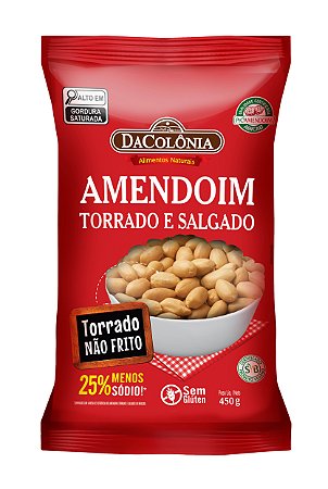 Amendoim Torrado e Salgado - 450g