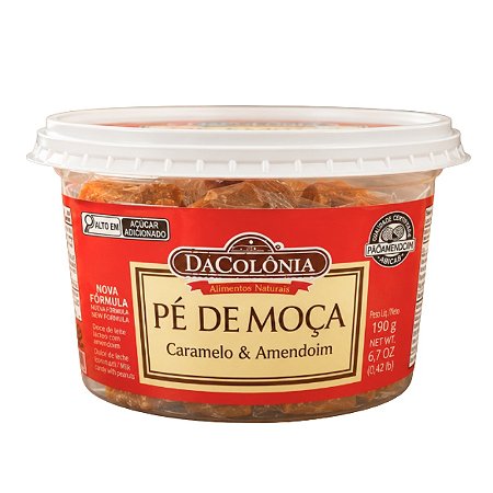 Pé de Moça - Doce de Caramelo, Amendoim e Leite Condensado 190g