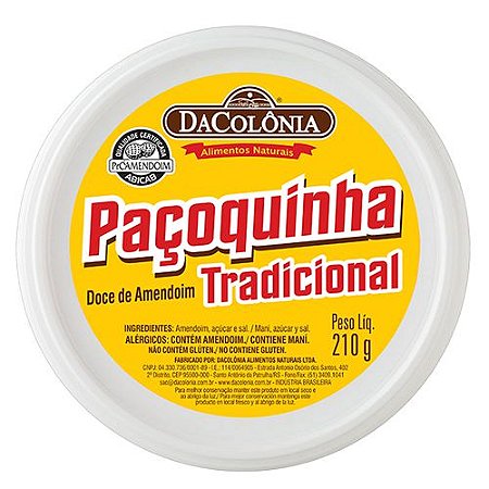 Paçoca Rolha Tradicional  210g