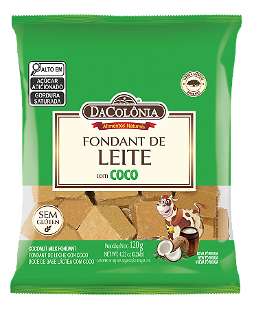 Fondant de Leite com Coco - 120g