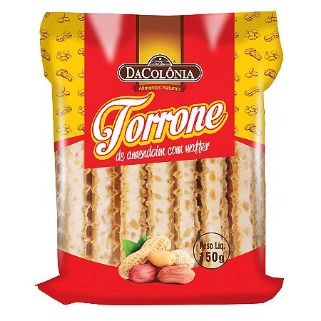 Torrone de Amendoim com Waffer 150g
