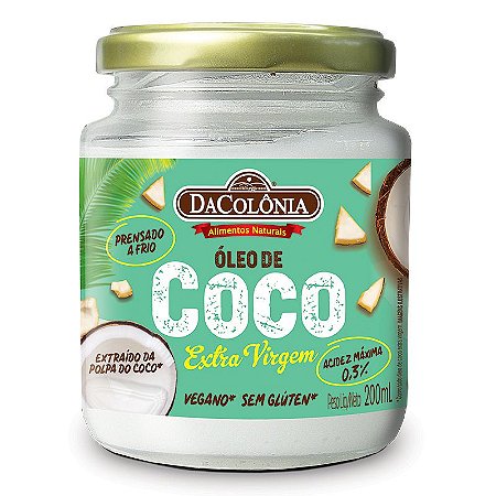 Óleo de Coco Extra Virgem 200ml