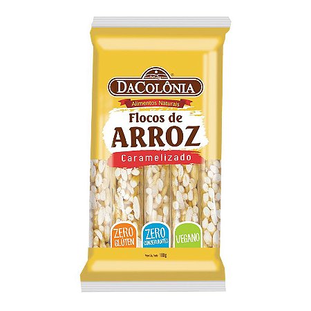 Flocos de Arroz Caramelizado 100g