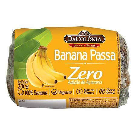 Banana Passa Zero Açúcar 200g