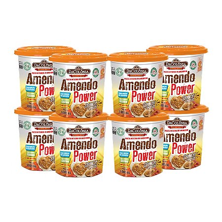 SUPER COMBO (Kit 08 un Amendo Power Crunchy Pasta de Amendoim com granulado 1,005Kg)