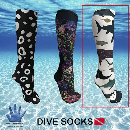 Meia de mergulho, DIVE SOCKS ELASMOS