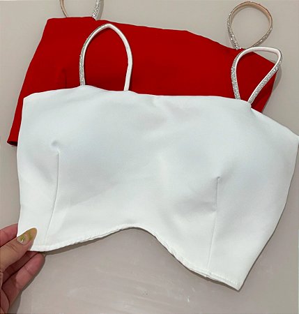 Cropped de alfaiataria - Melissa