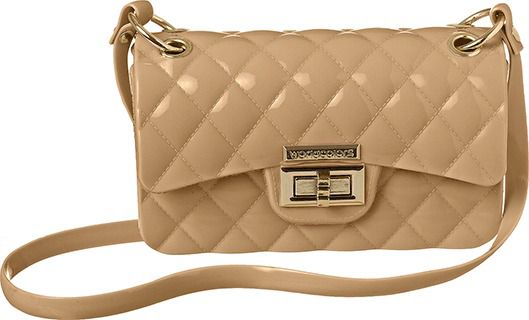 nude croc bolsa