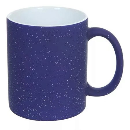 Sublimação Caneca Mágica C/ Glitter Azul 325