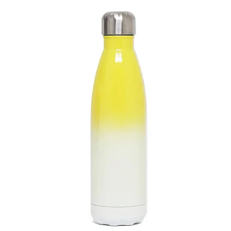 GARRAFA TÉRMICA DE AÇO INOXESTILO COLA - DEGRADE