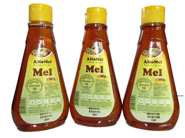 Mel ALTOMEL 500g - Bisnaga PET CX14