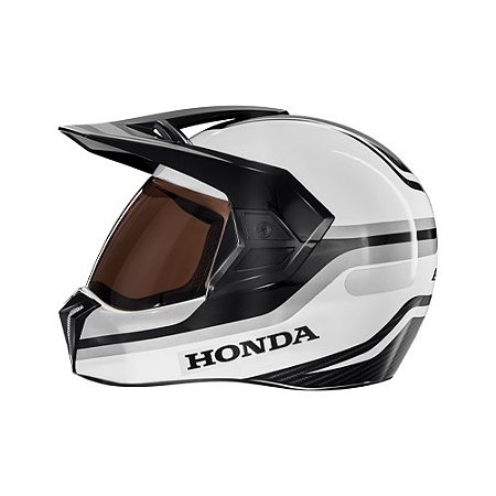 Capacete Honda H3S 2020 - tamanho 56 branco/preto