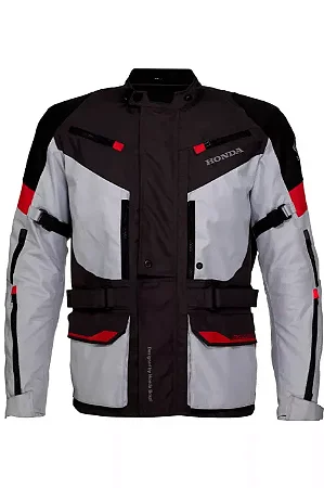 Jaqueta Honda Parka Adventure Preto/Vermelho
