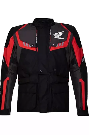 Jaqueta Honda - Parka Adventure Pro Preto/Vermelho