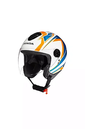 Capacete Honda HNJ 2025 Branco / Azul