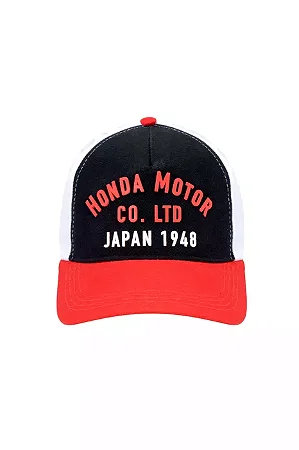 Boné Honda Japan 1948 Silk Preto/Vermelho