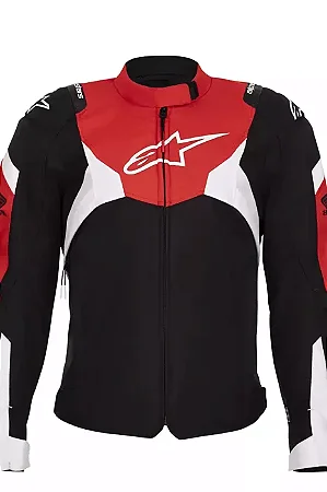 Jaqueta Honda Alpinestars T-Jaw V4 Stella Feminina Preto/Vermelho/Branco  WP M