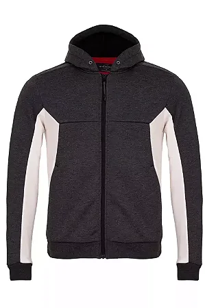 Jaqueta Honda Alpinestars Chrome V3 Sport Hoodie Cinza escuro/Cinza Claro  G