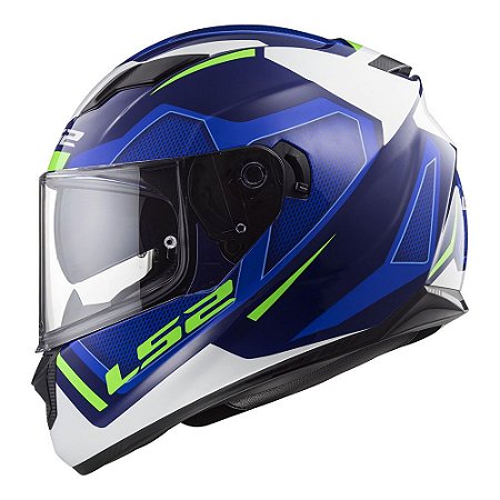 Capacete LS2 Stream Edge Azul - tamanho 58