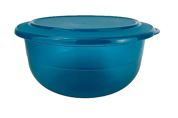 TUPPERWARE - TIGELA CRISTAL 6 LITROS VERDE MISTERIO
