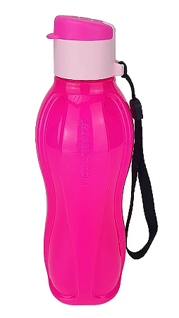 GARRAFA ECO TUPPER 500ML ROSA NEON SQUEEZE