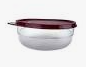 TUPPERWARE TIGELA PREMIER 500ML TRANSLUCIDA TAMPA MARROM