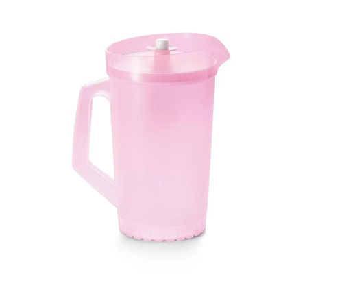Tupperware A Jarra Colors 2L (ROSA) com fechamento hermético - Qualidade, linda e durável