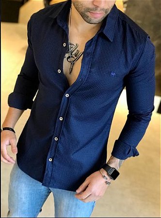 camisa maquinetada