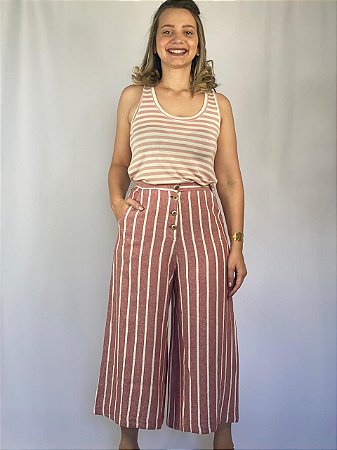 calça terracota masculina
