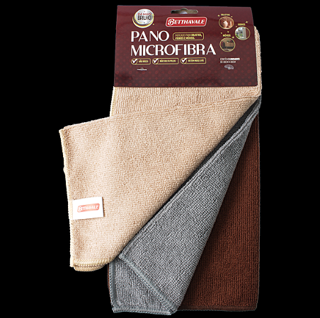 PANO DE MICROFIBRA BETTHAVALE 30X30 C/3