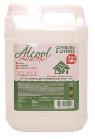 Álcool líquido 70 5 litros