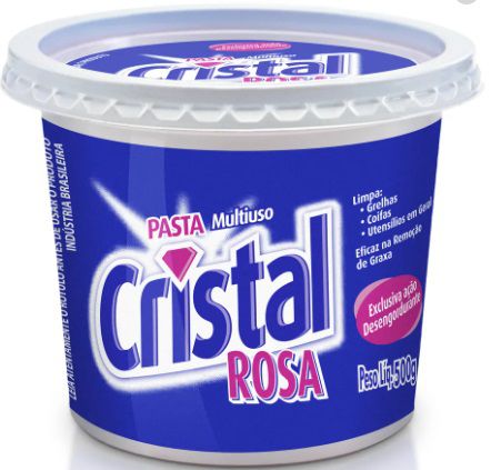 Pasta Cristal Rosa 500g