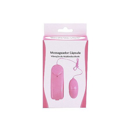 Vibrador Bullet Estimulador com fio - única velocidade
