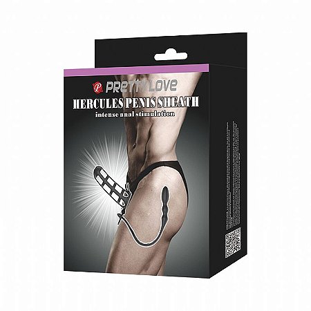 Capa Peniana com Plug - Hercules Pênis Sheath