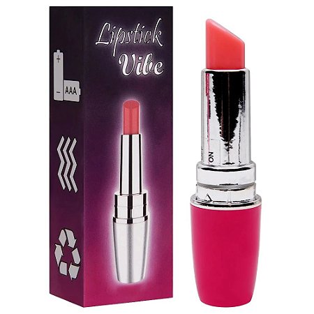 VIBRADOR FORMATO DE BATOM
