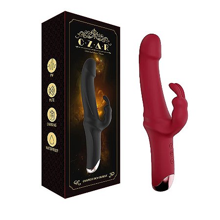 Vibrador Jack Rabbit - Cor Vermelho
