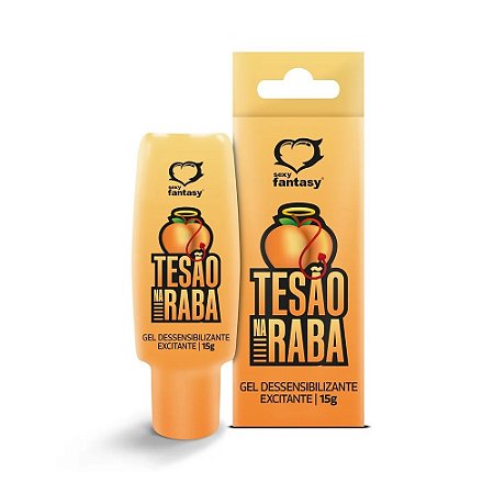 TESÃO NA RABA GEL DESSENSIBILIZANTE E EXCITANTE ANAL - 15G