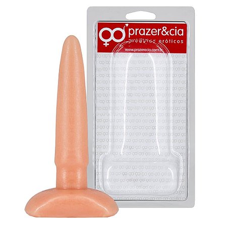 PLUG ANAL MACIÇO DE SILCONE - 11,5x2,5cm