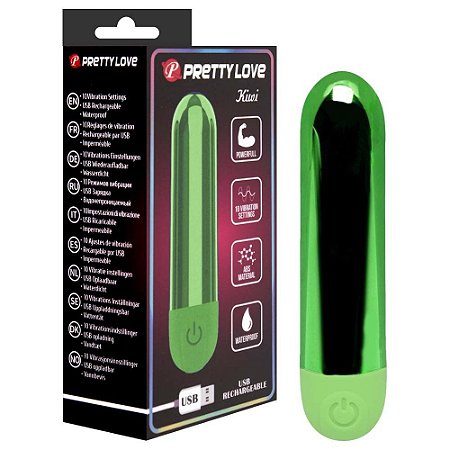 Bullet Recarregável Kiwi - Pretty Love