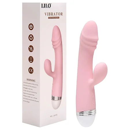 Vibrador Rabbit Ponto G Com Estimulador Lilo